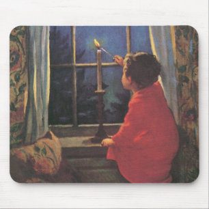 Mousepad Natais vintages Eve por Jessie Willcox Smith