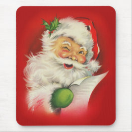 Mousepad Natais vintages Santa Claus