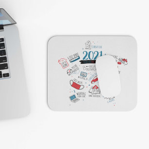 Mousepad Natal 2021 Vacina Covid Ano Comemorativo