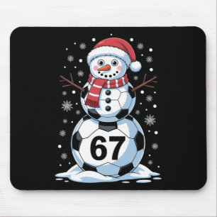 Mousepad Natal 67 Meme Futebol Boneco de Neve Árvore Divert