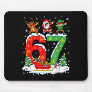Mousepad Natal 67 Seis Sete Meme Geração Alpha Rena Sã