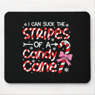 Mousepad Natal Adulto Divertido Cane de Açúcar Safado Natal