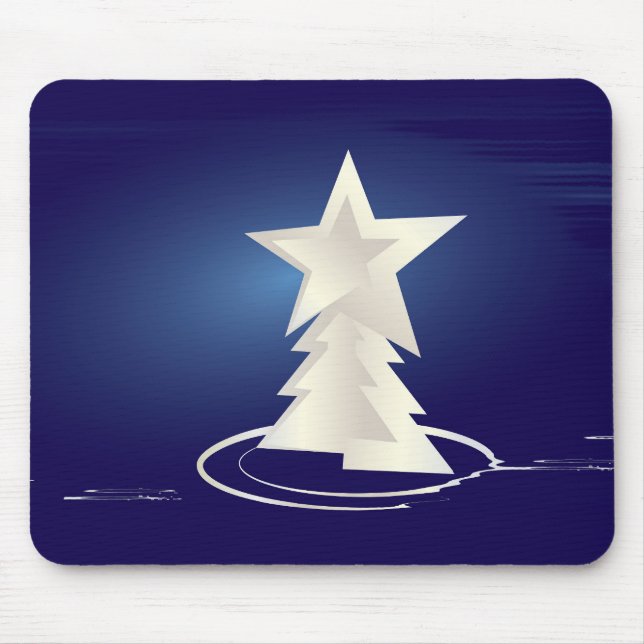 Mousepad Natal branco (Frente)