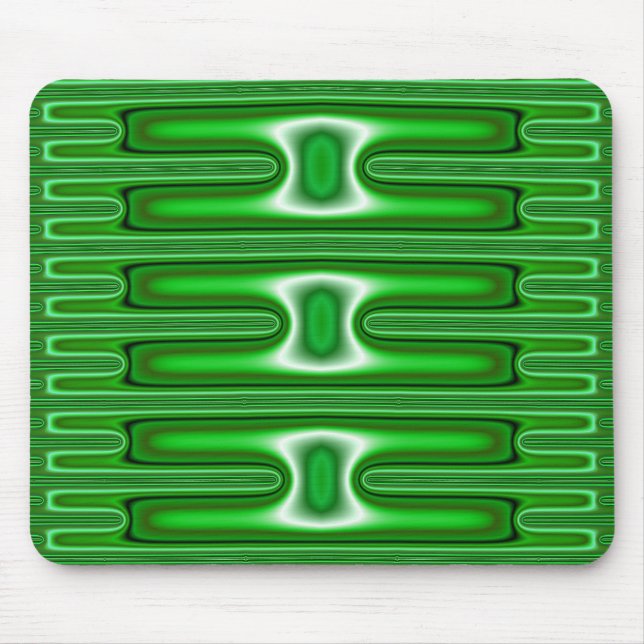 Mousepad NATAL ~ ~ Branco Verde Preto (Frente)