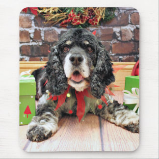 Mousepad Natal - cocker spaniel - Harley