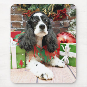 Mousepad Natal - cocker spaniel - Laci