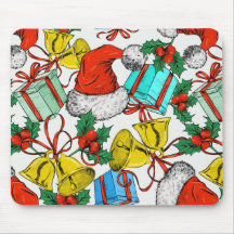 Natal Colorida Presentes Feriados de Chapéus Verme