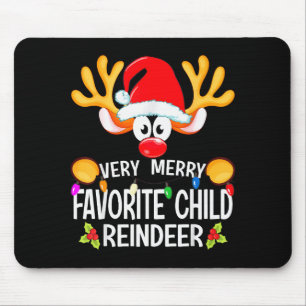Mousepad Natal Combinando Muito Alegre Rena Favorita Crianç
