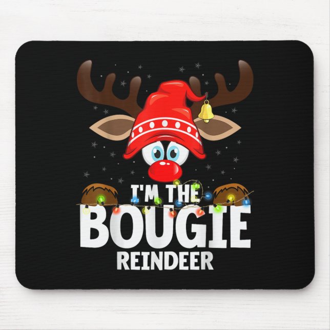 Mousepad Natal Correspondente Eu Sou A Rena Bougie  (Frente)