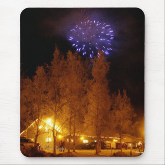 Mousepad Natal da colônia do depósito da estrada de ferro