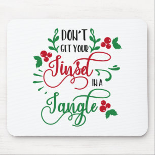 Mousepad Natal da Typografia Divertida