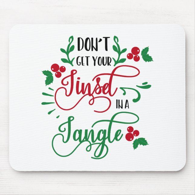 Mousepad Natal da Typografia Divertida (Frente)