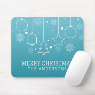 Mousepad Natal de Nome Personalizado Personalizado Mousep