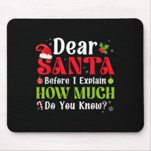 Mousepad Natal Divertido Crianças Meninos Meninas Querido P