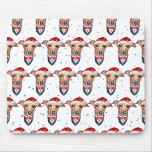 Mousepad Natal do Cão da Raça Galgo Italiano