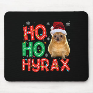 Mousepad Natal do Hyrax Natal Divertido Fofo do Hyrax de Pi