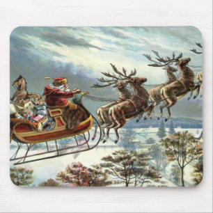 Mousepad Natal do pai e sua rena