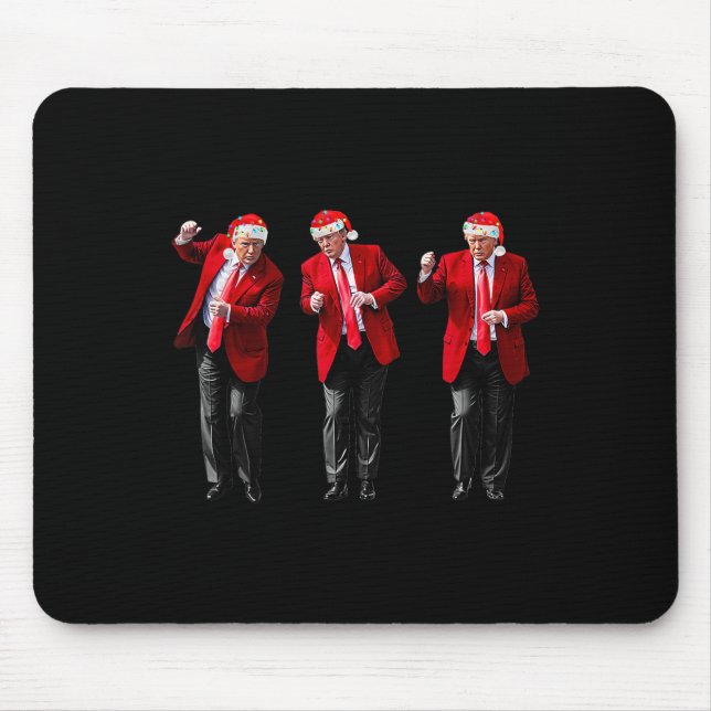 Mousepad Natal Donald Trump Presidente 2024 Dançar Funn (Frente)