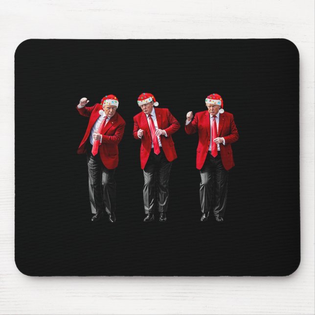 Mousepad Natal Donald Trump Presidente 2024 Dançar Funn (Frente)