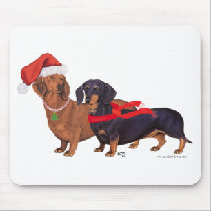 Mousepad Natal dos Dachshunds