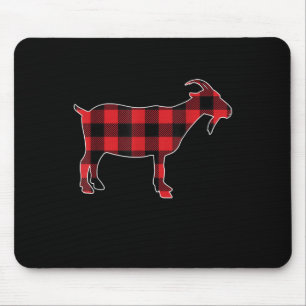 Mousepad Natal dos Papais noeis de cabra Xadrez