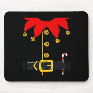 Mousepad Natal Elf Feriado Figurino Diversão Xmas