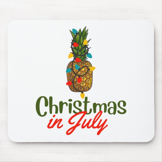 Mousepad Natal Em Julho (Frente)