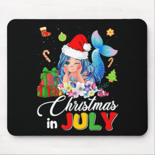 Mousepad Natal Em Julho, Anime Bonita Sum Santa Hat Sum