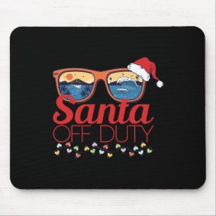 Mousepad Natal Em Julho Chapéu De Papai Noel Fora Do Dever