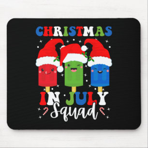 Mousepad Natal Em Julho Esquadrão Chapéus De Papai Noel Pic