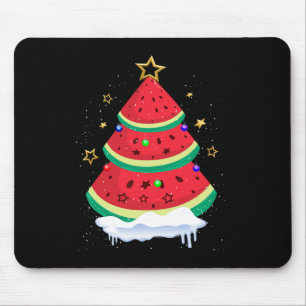 Mousepad Natal Em Julho Melancia Árvore De Natal De Verão