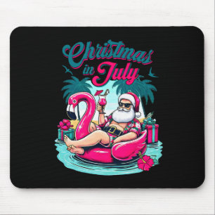 Mousepad Natal Em Julho Papais noeis Engraçados Relaxam Pra