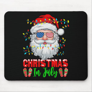 Mousepad Natal Em Julho Papais noeis Festivos Patriótico So
