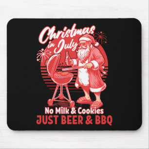 Mousepad Natal Em Julho Sem Biscoitos De Leite Apenas Bbq P
