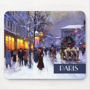 Mousepad Natal em Paris. Presente de Natal