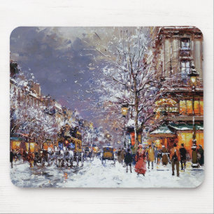 Mousepad Natal em Paris. Presente de Natal