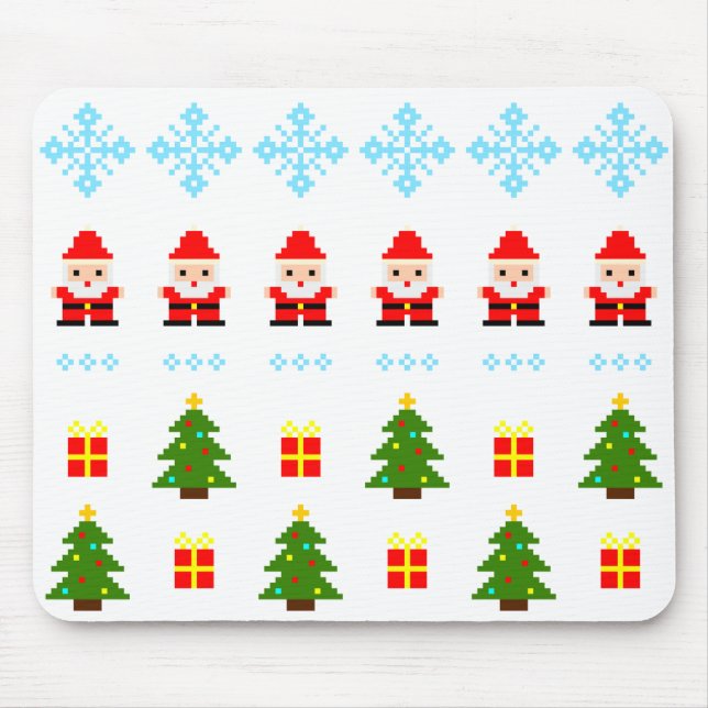 Mousepad Natal em Pixel Art (Frente)