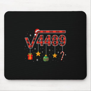 Mousepad Natal engraçado 6 7 Seis Sete Meme Raiz quadrada 4