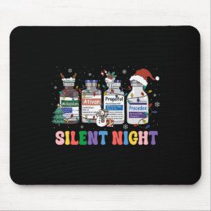 Mousepad Natal Engraçado Enfermeira Médico Natal Uti Unidad