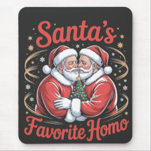 Mousepad Natal favorito de homossexuais LGBT orgulho gay no