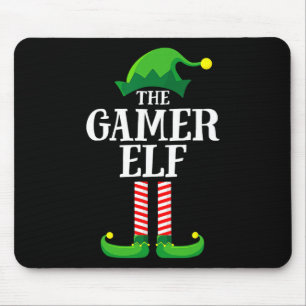 Mousepad Natal Gamer Elf Mating Family Group Christma