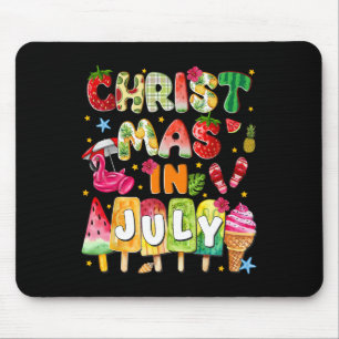 Mousepad Natal Groovy Em Julho Verão Havaí Mulheres Homens