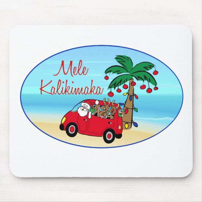 Mousepad Natal havaiano (Frente)