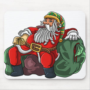 Mousepad Natal jamaicano rasta santa claus rastafarian p