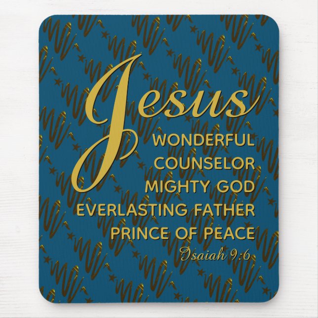 Mousepad Natal JESUS PRINCE OF PEACE (Frente)