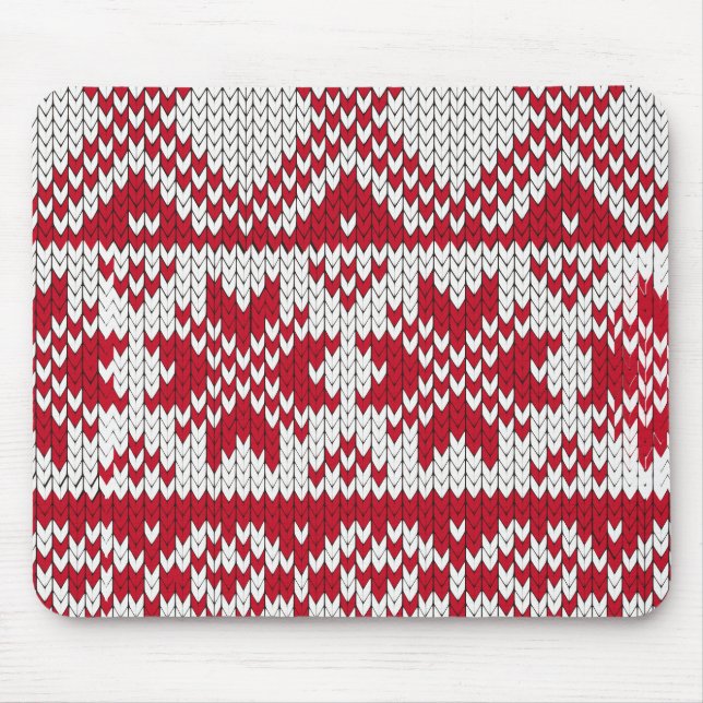 Mousepad Natal Knit (Frente)