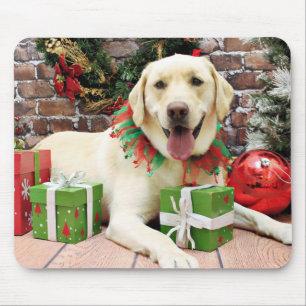 Mousepad Natal - Labrador amarelo - Strider