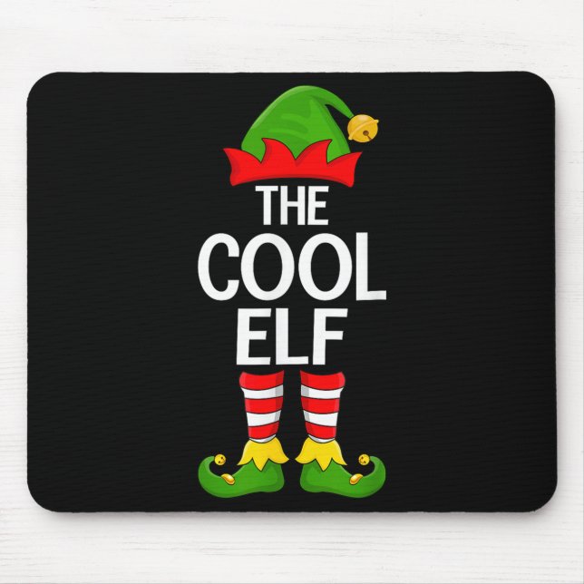 Mousepad Natal legal da família Elf Xmas Matando Elf (Frente)