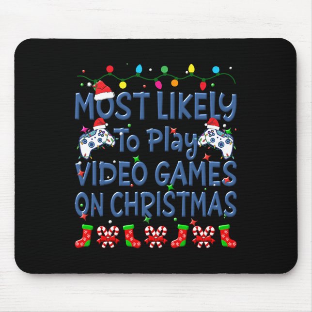 Mousepad Natal Mais Provável Para Tocar Videos games No Chr (Frente)
