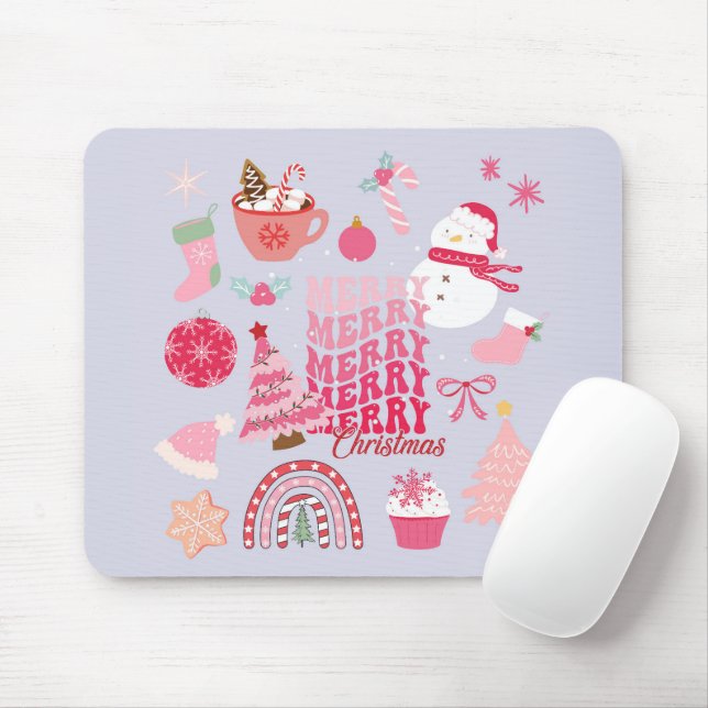 Mousepad Natal moderno (Com mouse)